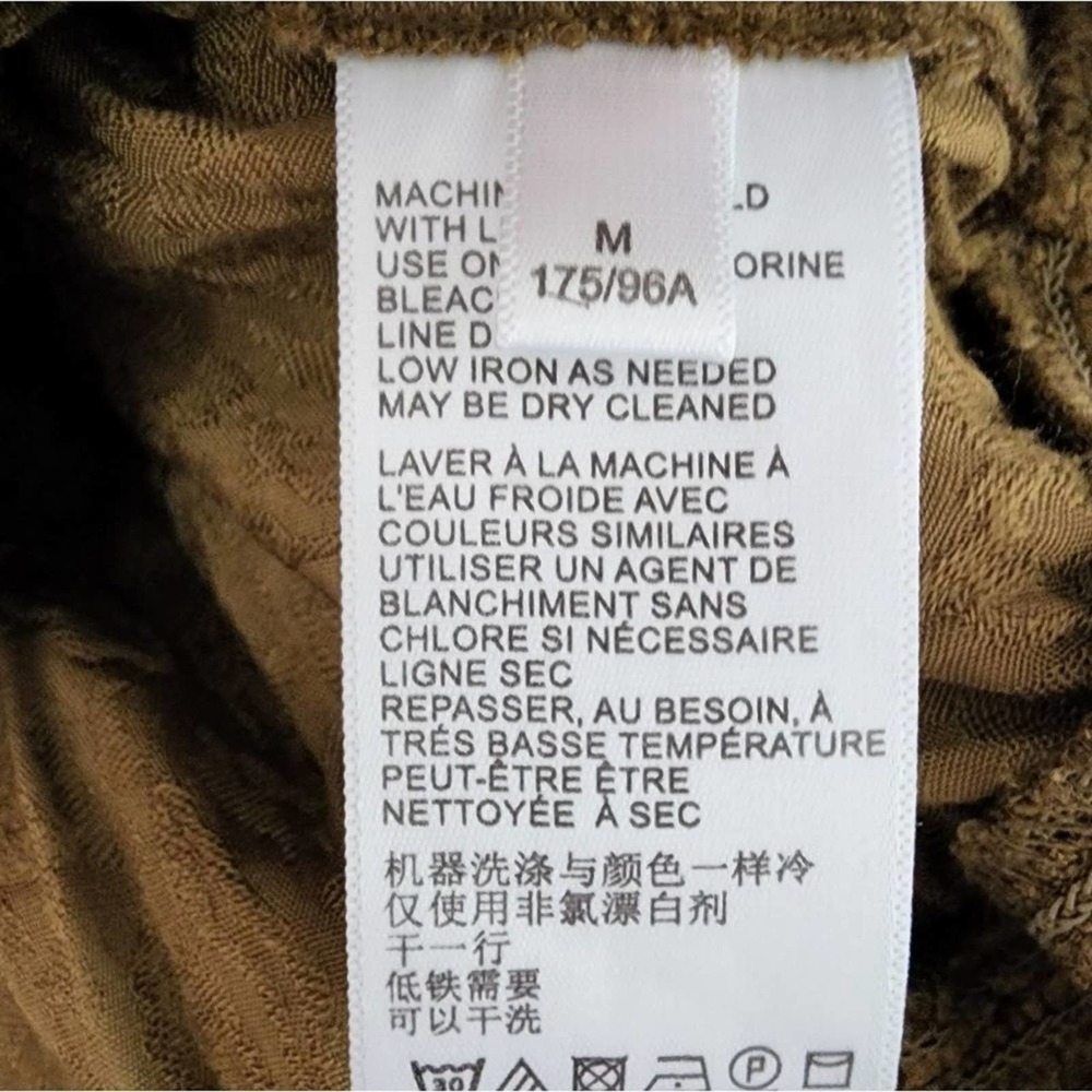 MAEVE greenish gold‎ leopard print zippered jacket Size medium - Picture 9 of 10